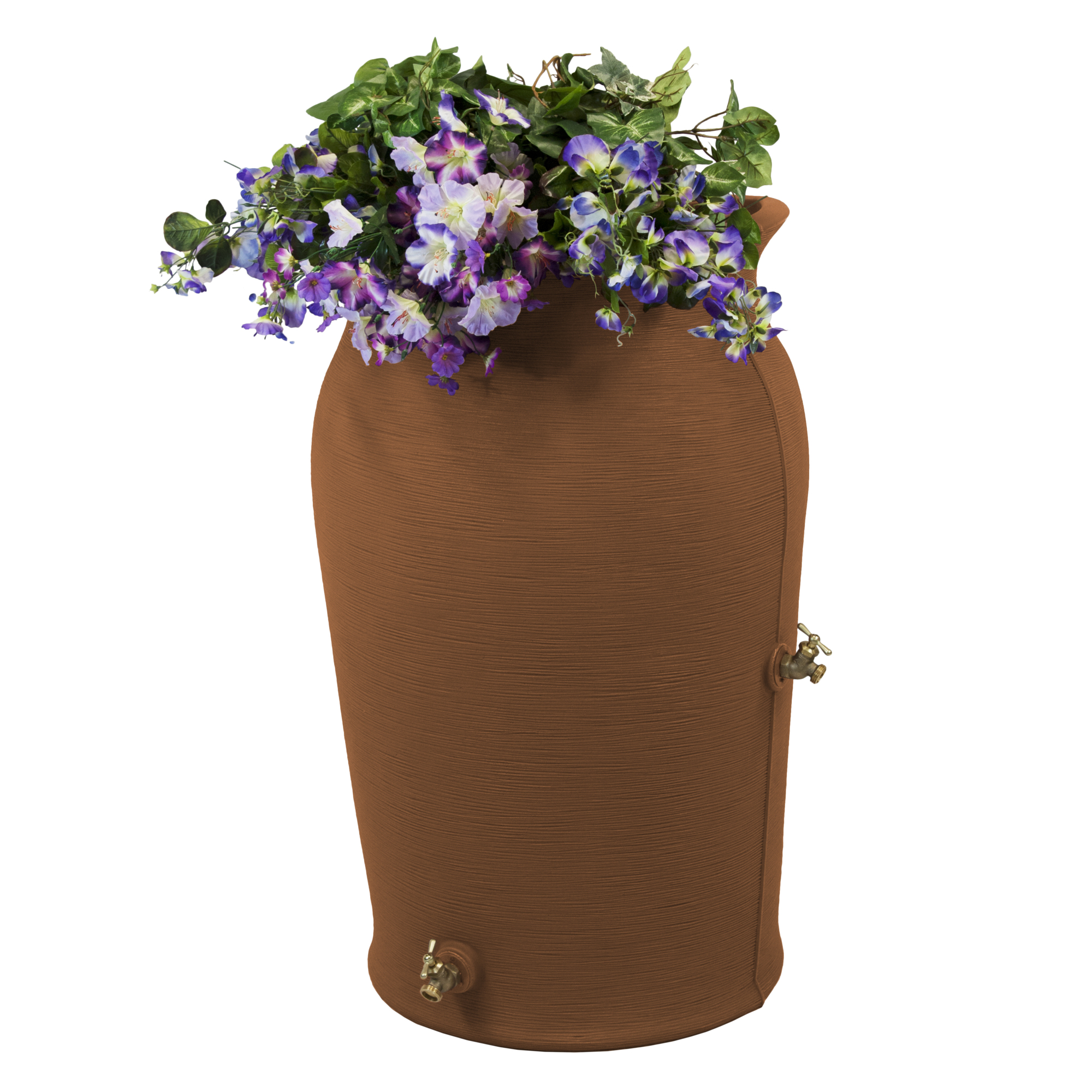 Good Ideas Impressions Amphora Rain Saver Barrel — 50 Gallon, Terra Cotta, Model# IM-AMP050-TER